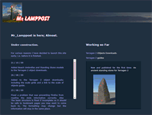 Tablet Screenshot of mrlamppost.com